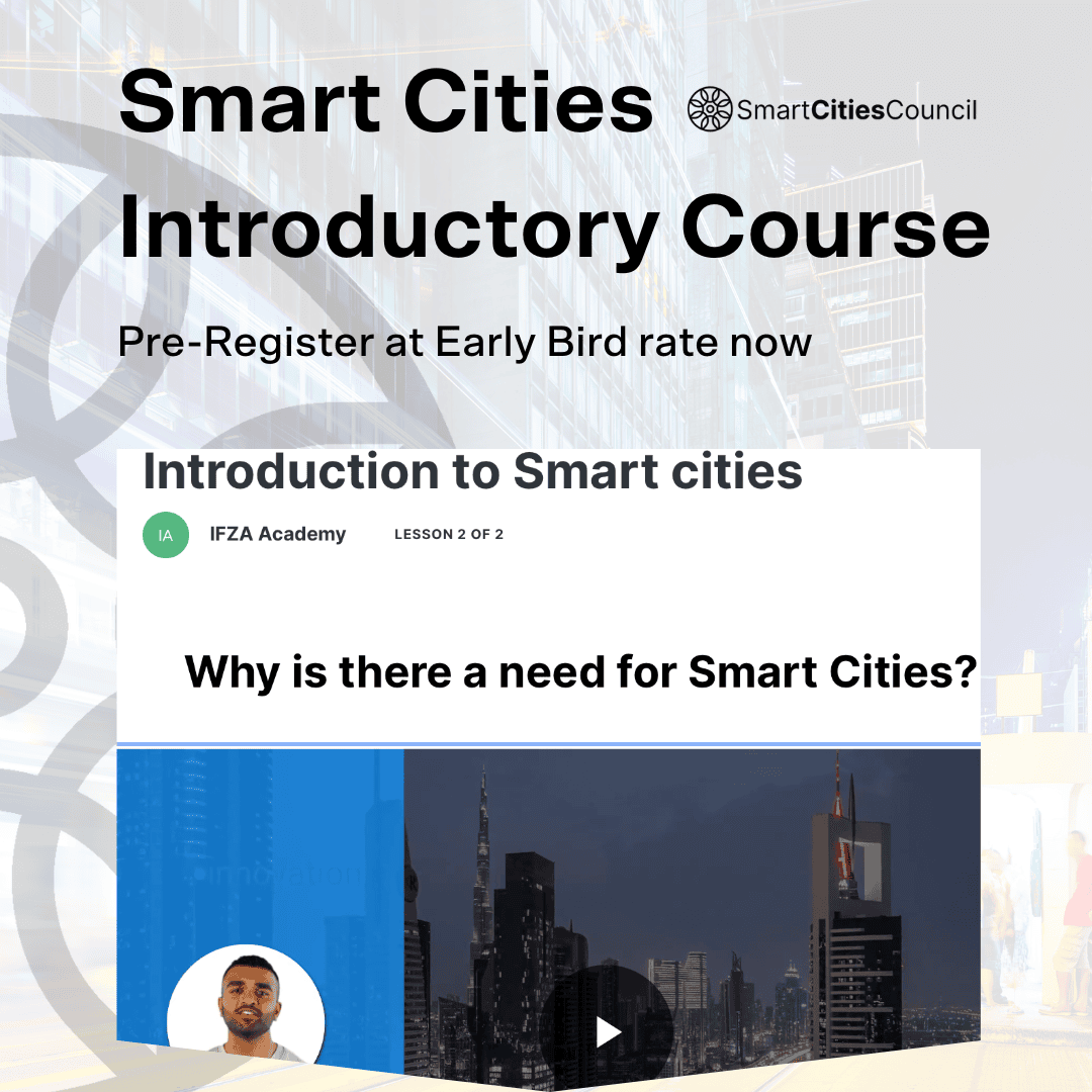 Early Bird Discount for online Smart Cities Introductory Course
